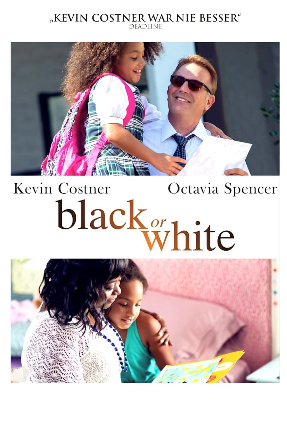 Plakat von "Black or White"