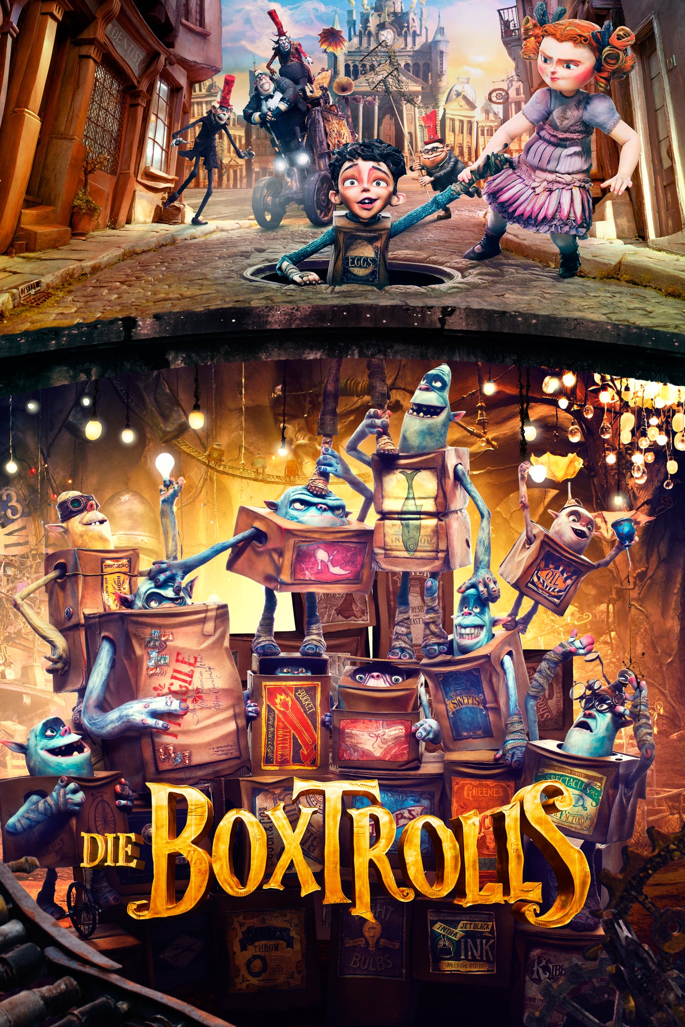 Plakat von "Die Boxtrolls"