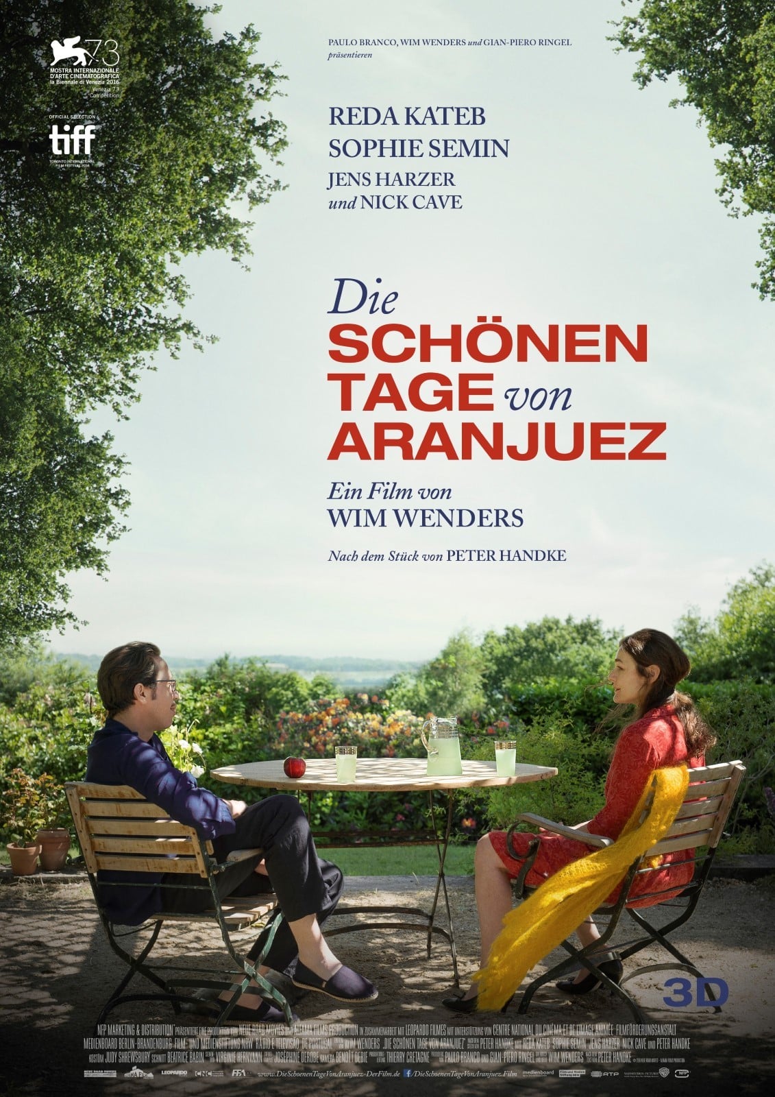 Plakat von "Die schönen Tage von Aranjuez"