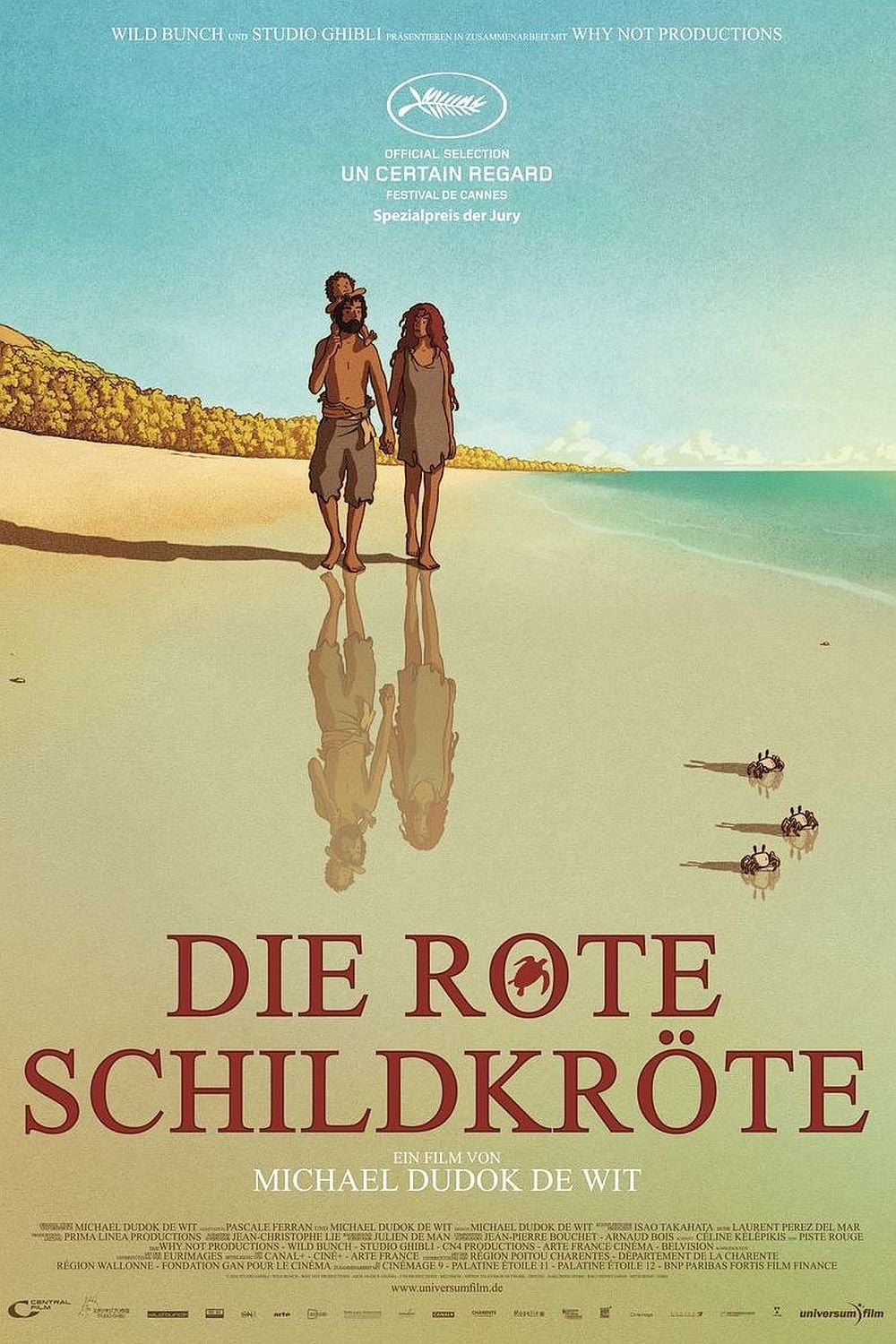 Plakat von "Die rote Schildkröte"