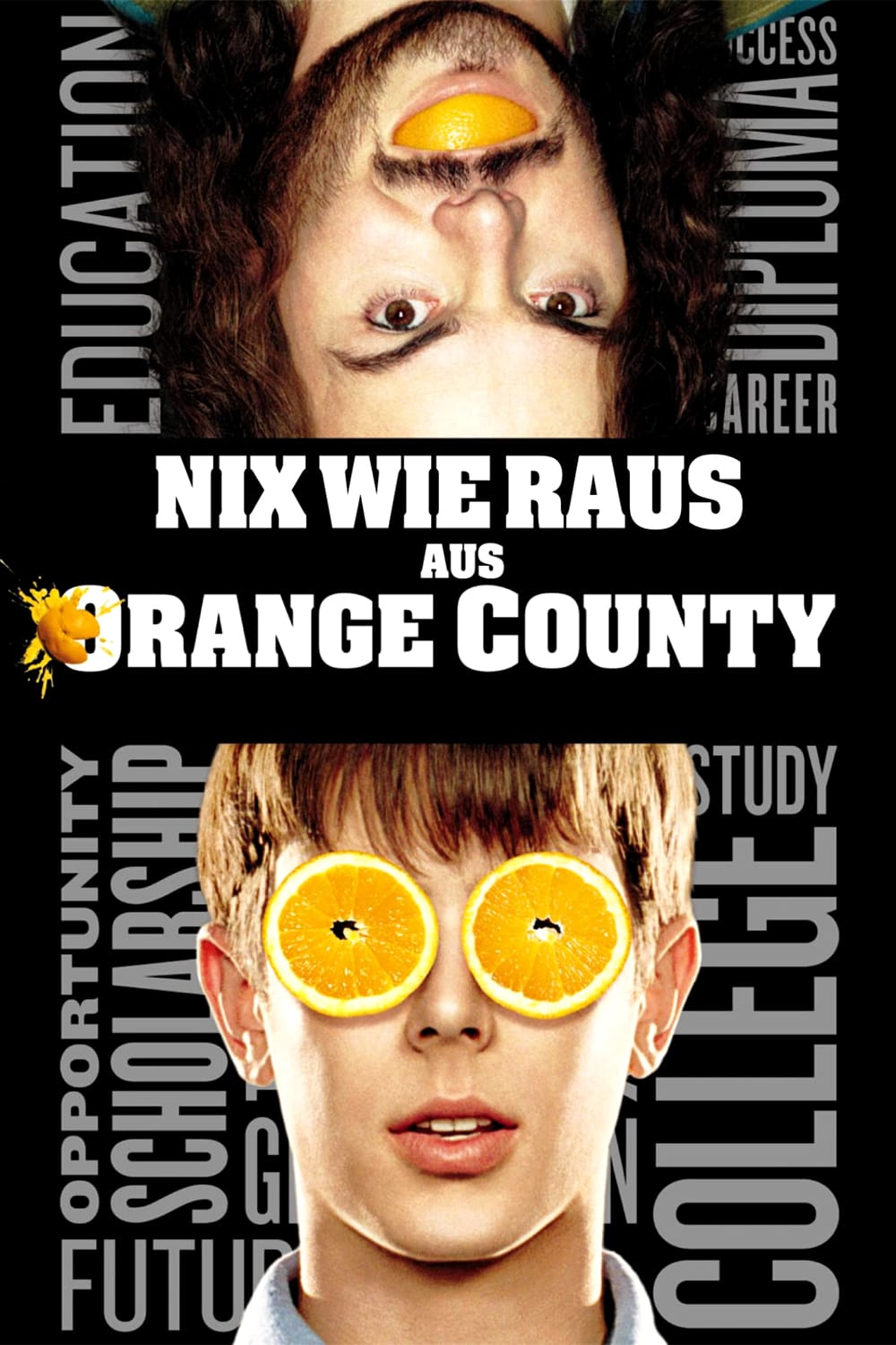 Plakat von "Nix wie raus aus Orange County"