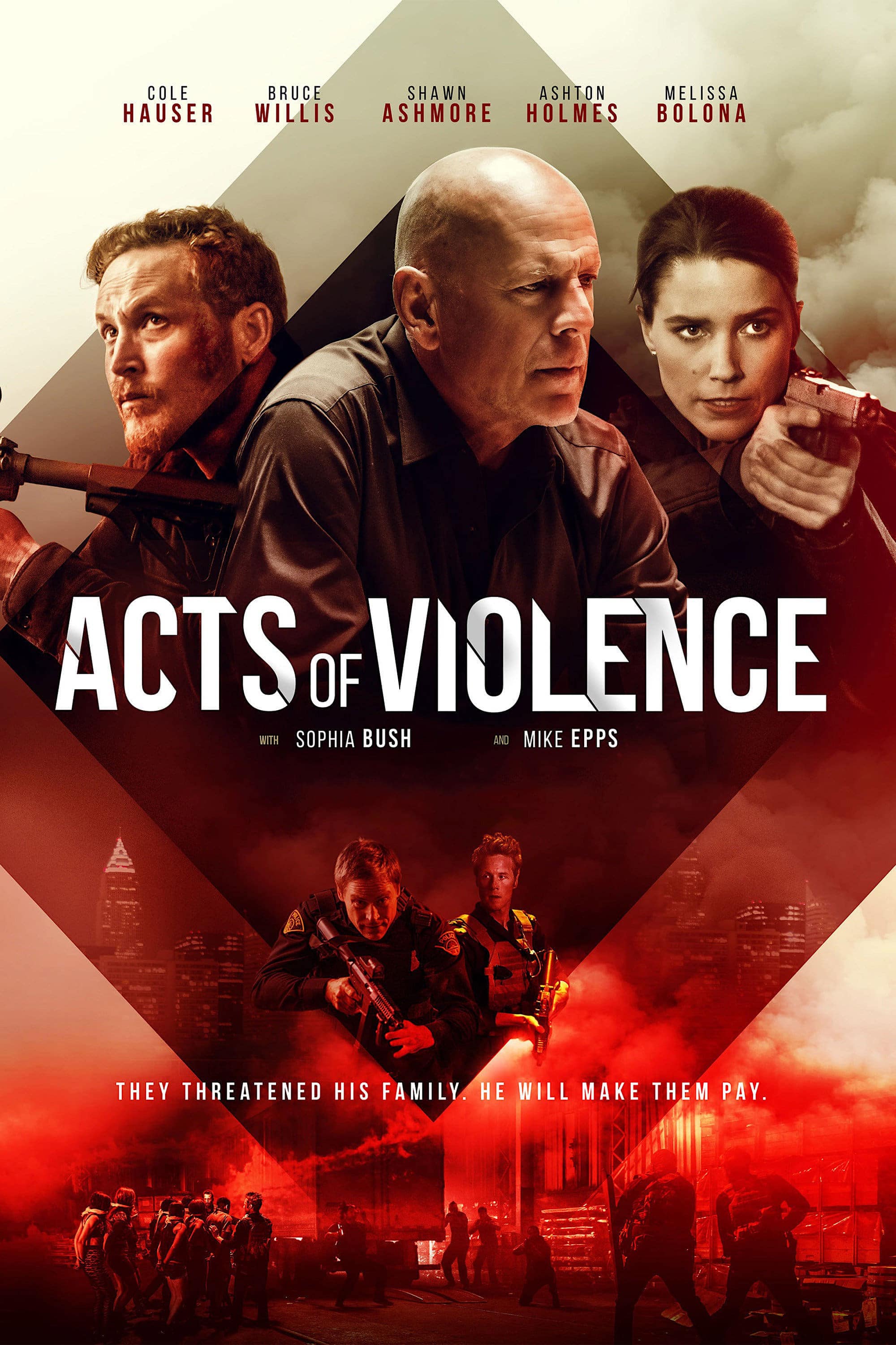 Plakat von "Acts of Violence"