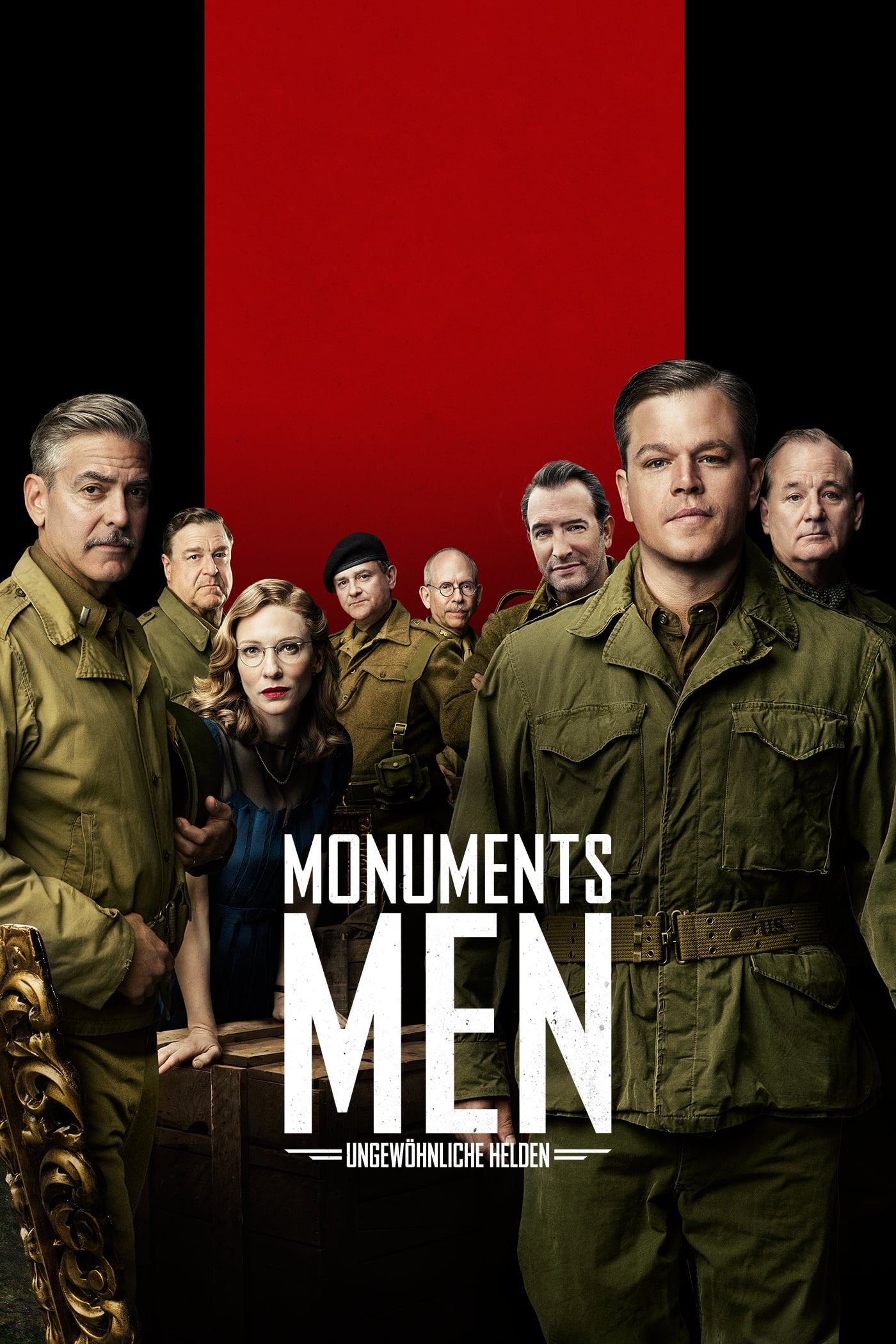 Plakat von "Monuments Men - Ungewöhnliche Helden"