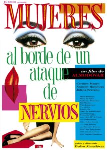 Plakat von "Frauen am Rande des Nervenzusammenbruchs"