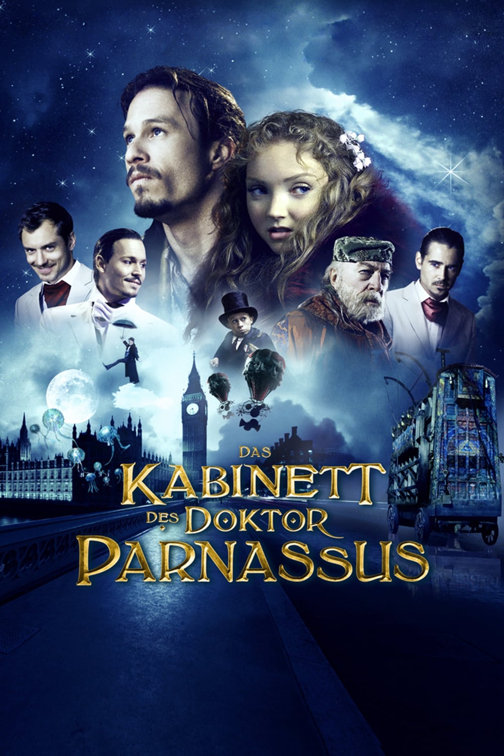 Plakat von "Das Kabinett des Doktor Parnassus"
