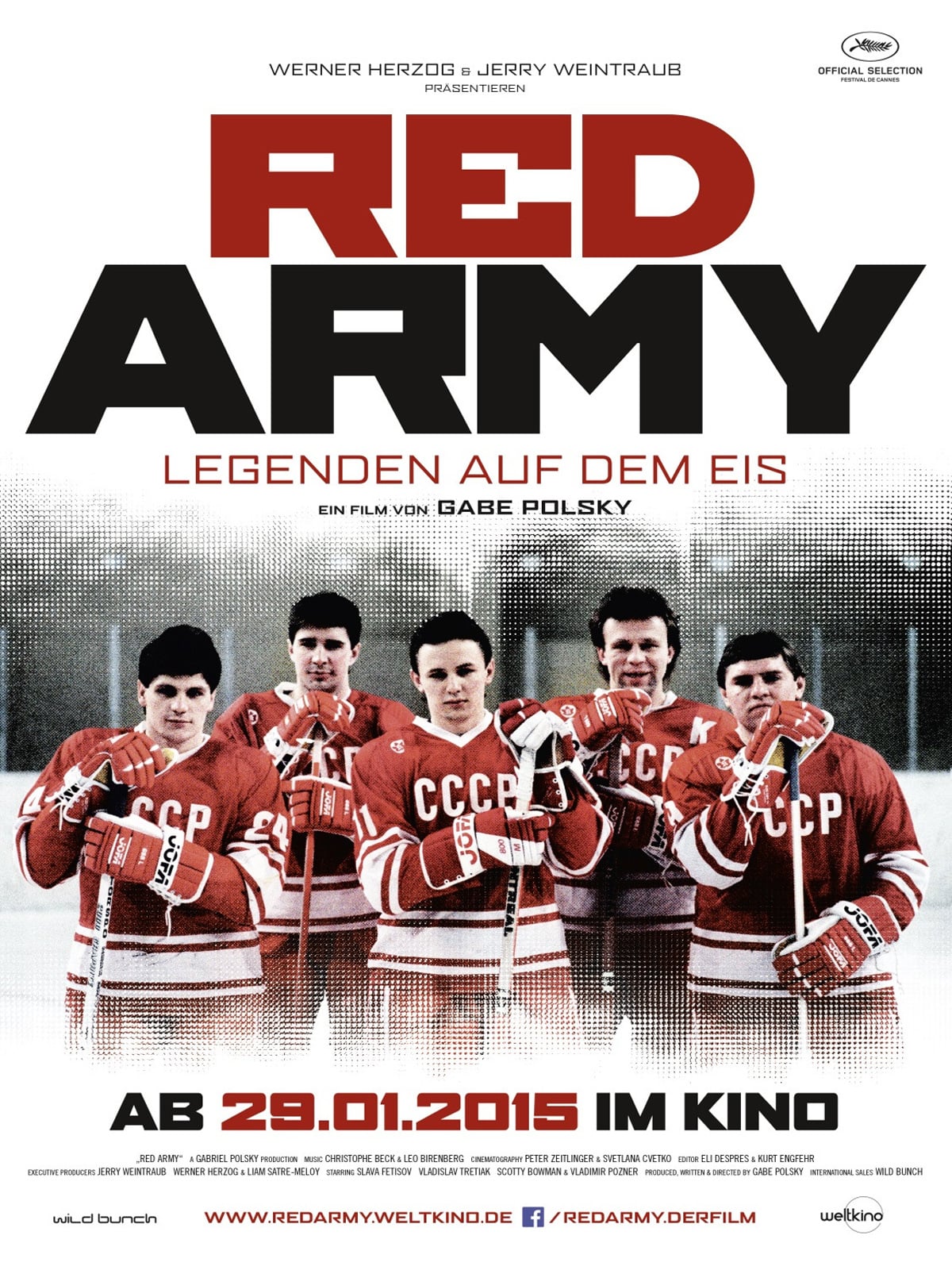 Plakat von "Red Army - Legenden auf dem Eis"