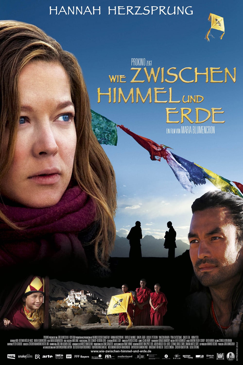 Plakat von "Wie zwischen Himmel und Erde"