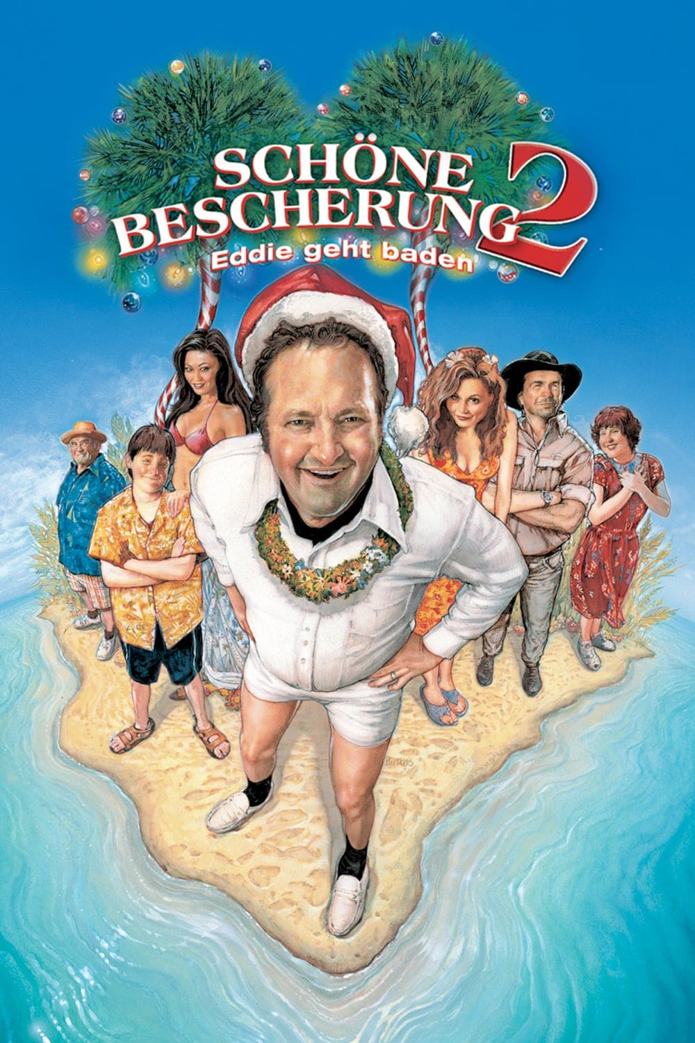 Plakat von "Schöne Bescherung 2 - Eddie geht baden"