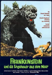 Plakat von "Frankenstein und die Ungeheuer aus dem Meer"