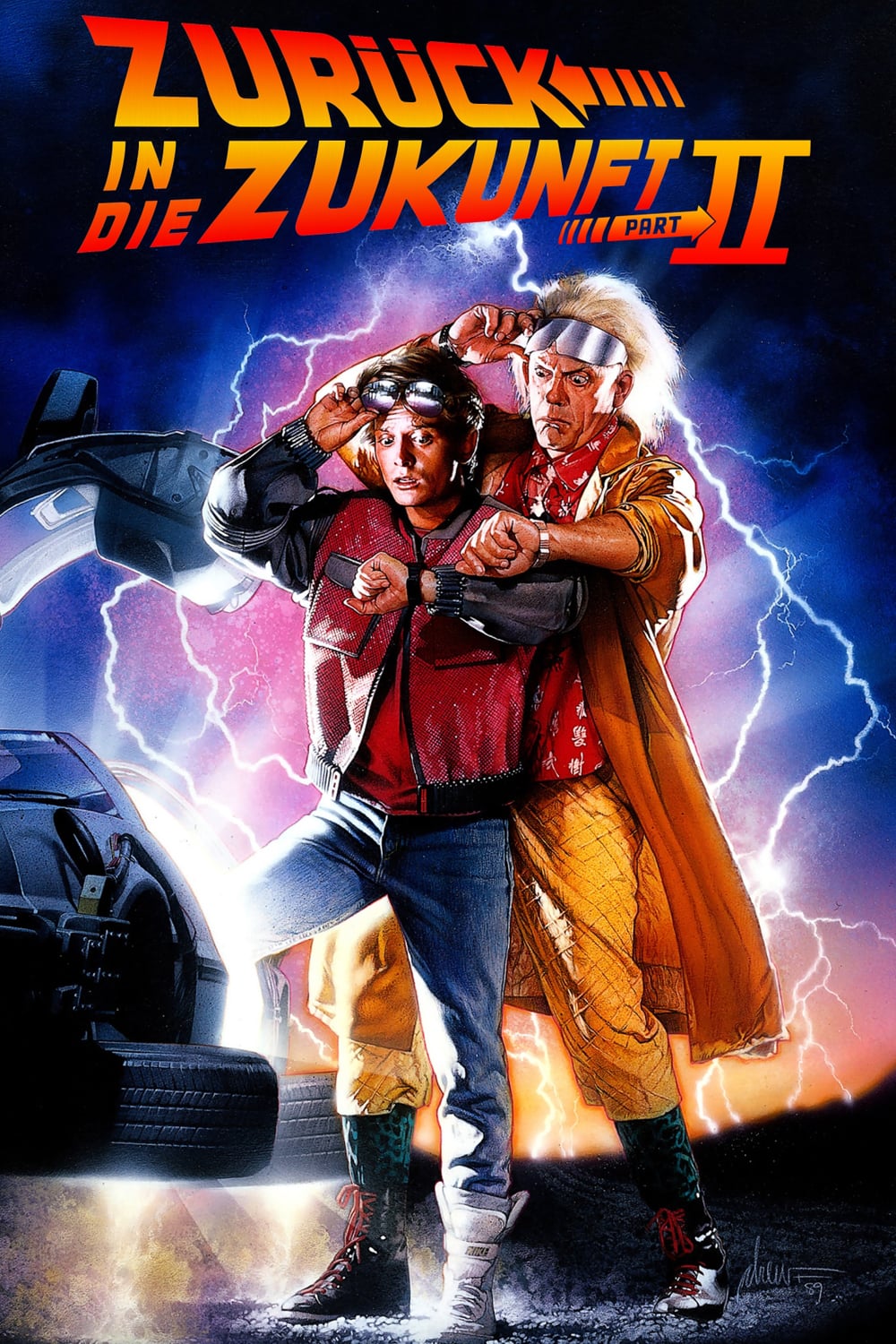 Plakat von "Zurück in die Zukunft II"