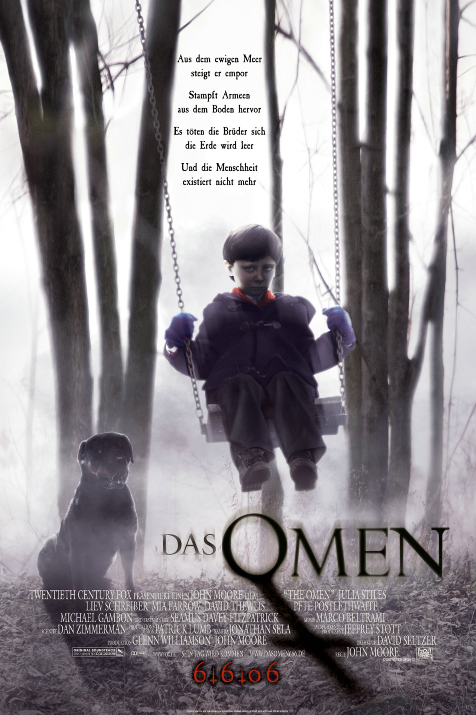 Plakat von "Das Omen"