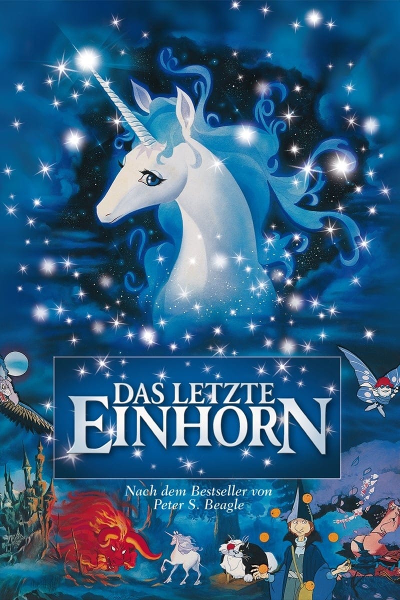 Plakat von "Das letzte Einhorn"