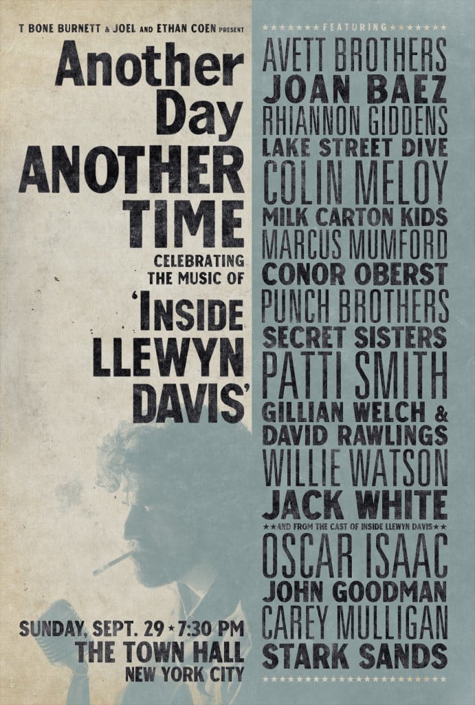 Plakat von "Another Day, Another Time: Celebrating the Music of "Inside Llewyn Davis""