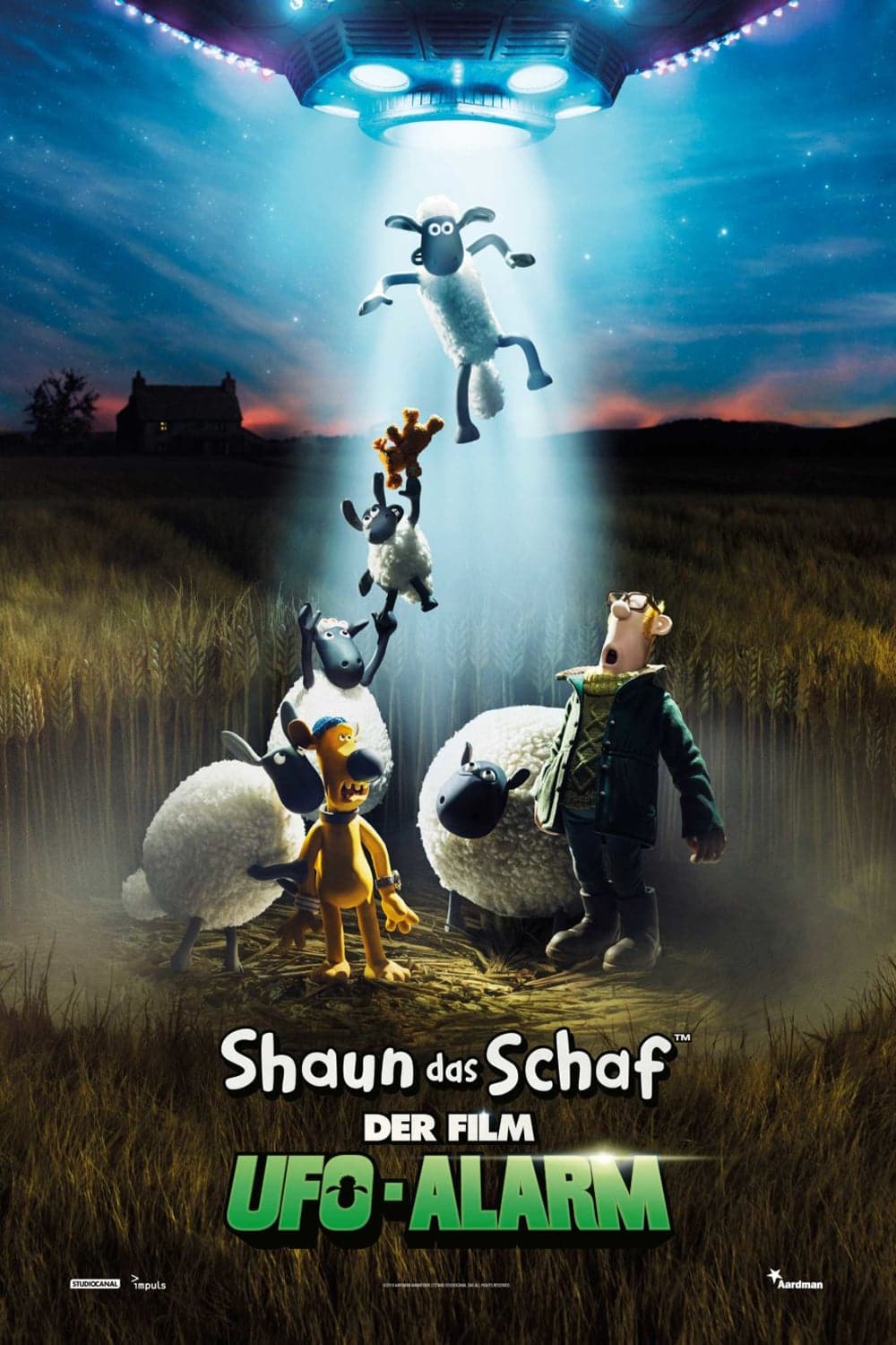 Plakat von "Shaun das Schaf - Der Film - Ufo-Alarm"