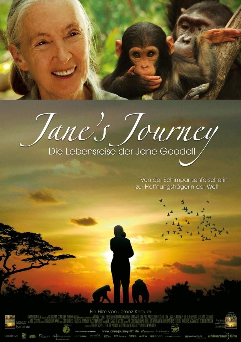 Plakat von "Jane's Journey - Die Lebensreise der Jane Goodall"