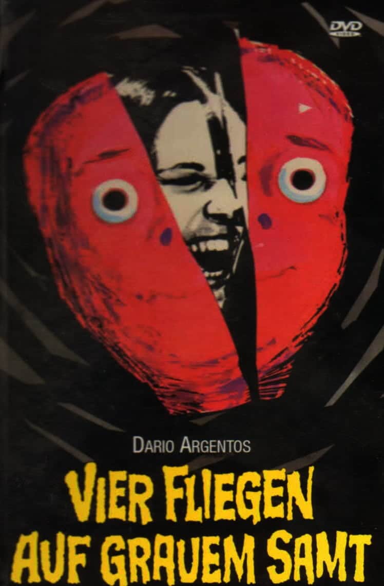 Plakat von "Vier Fliegen auf grauem Samt"