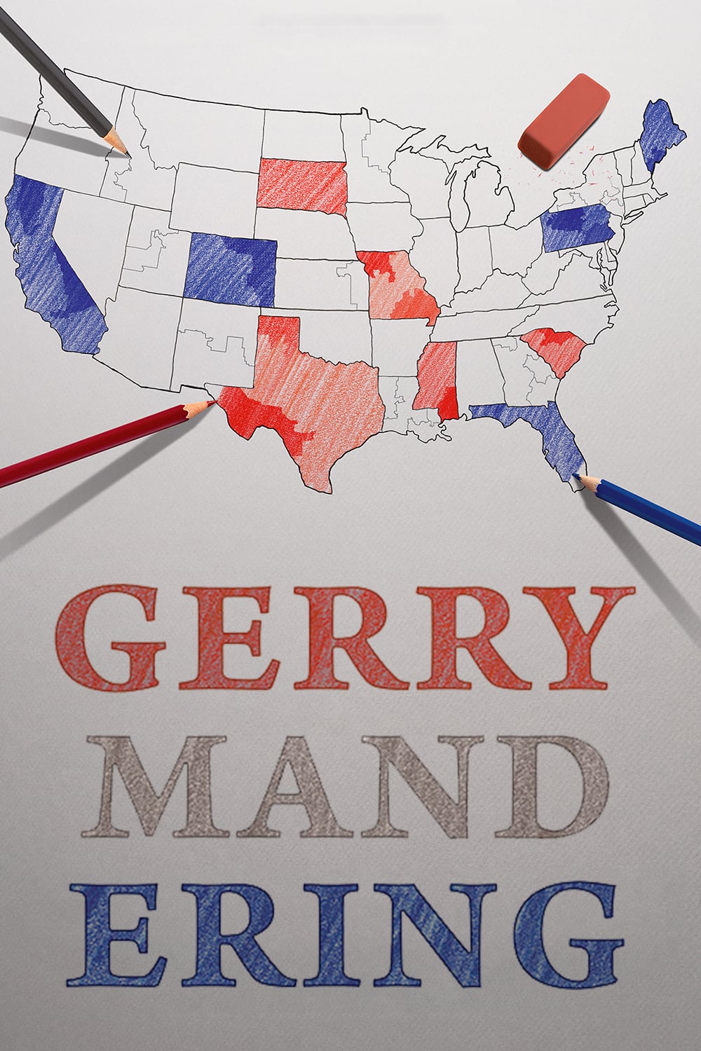 Plakat von "Gerrymandering"