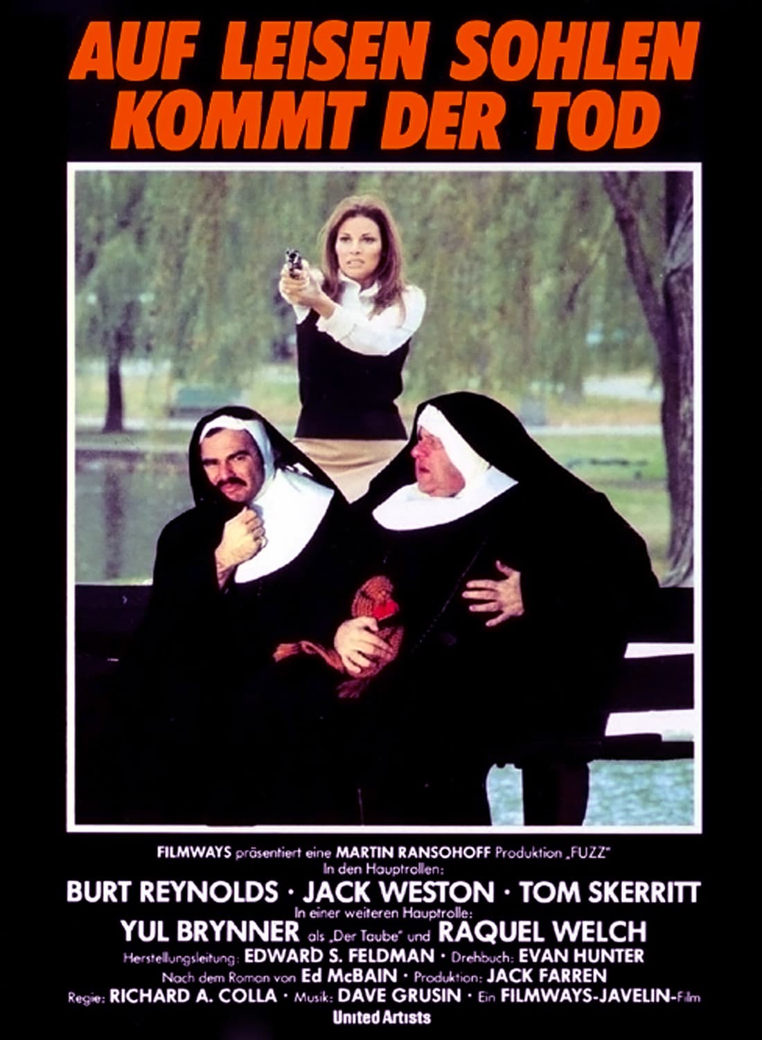 Plakat von "Auf leisen Sohlen kommt der Tod"