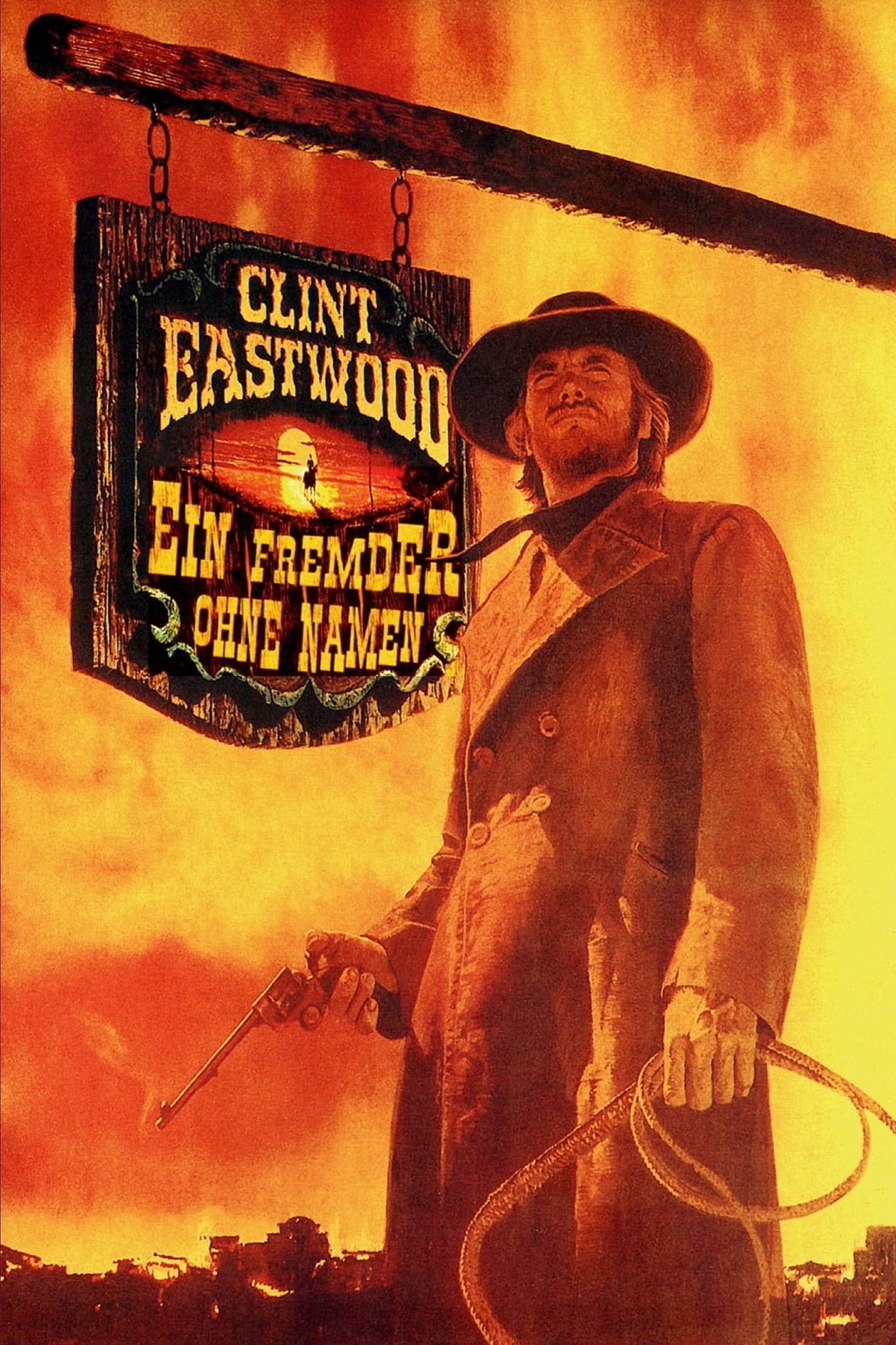 Plakat von "Ein Fremder ohne Namen"