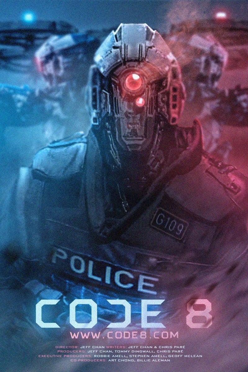 Plakat von "Code 8"