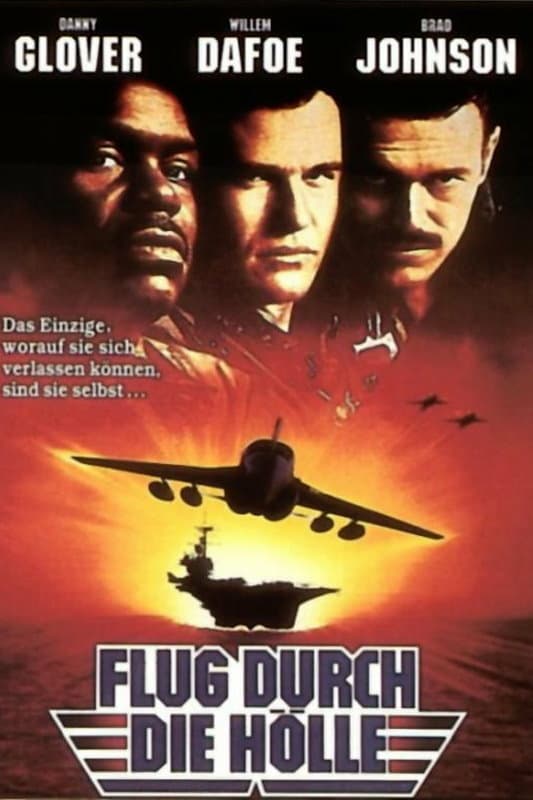 Plakat von "Flug durch die Hölle"
