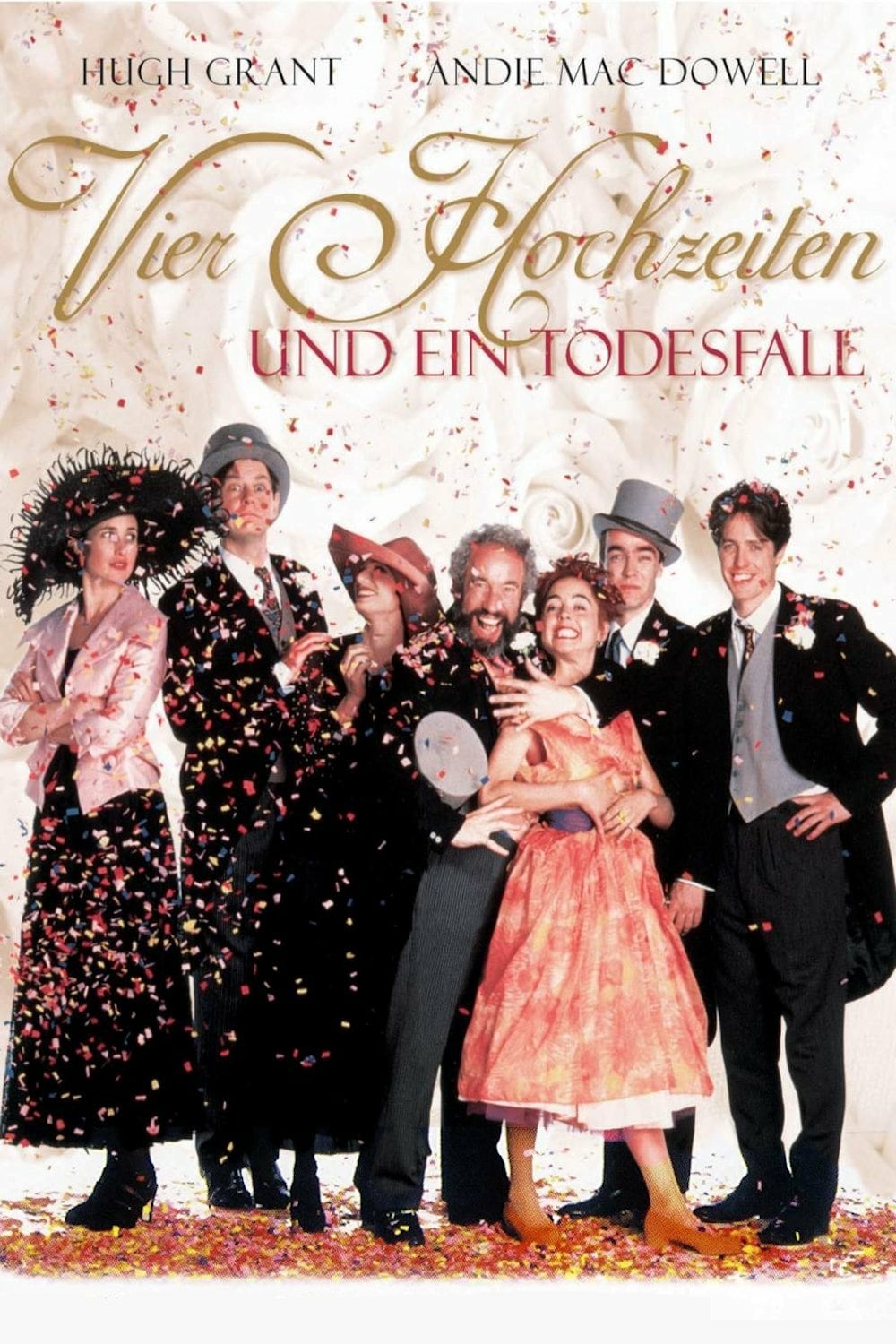 Plakat von "Vier Hochzeiten und ein Todesfall"