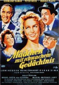 Plakat von "Mädchen mit schwachem Gedächtnis"