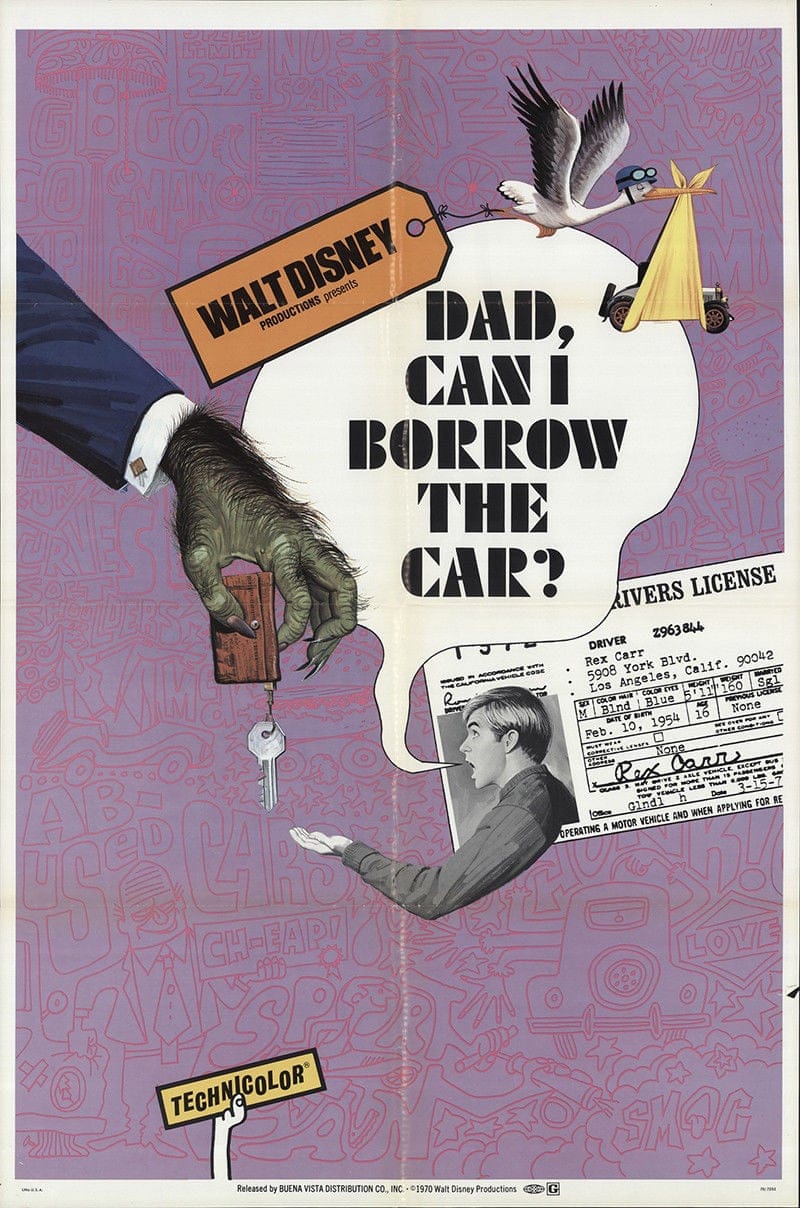 Plakat von "Dad... Can I Borrow the Car?"