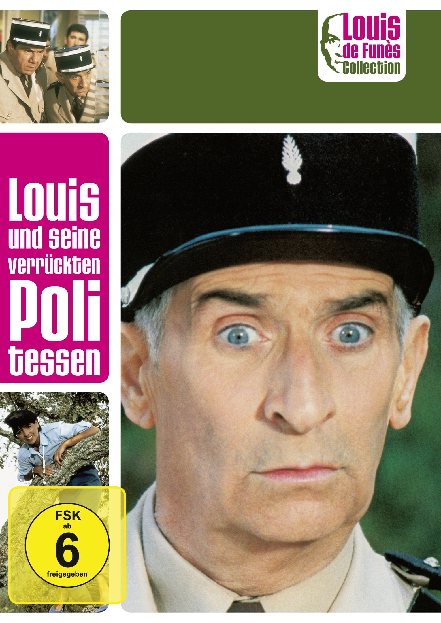 Plakat von "Louis und seine verrückten Politessen"