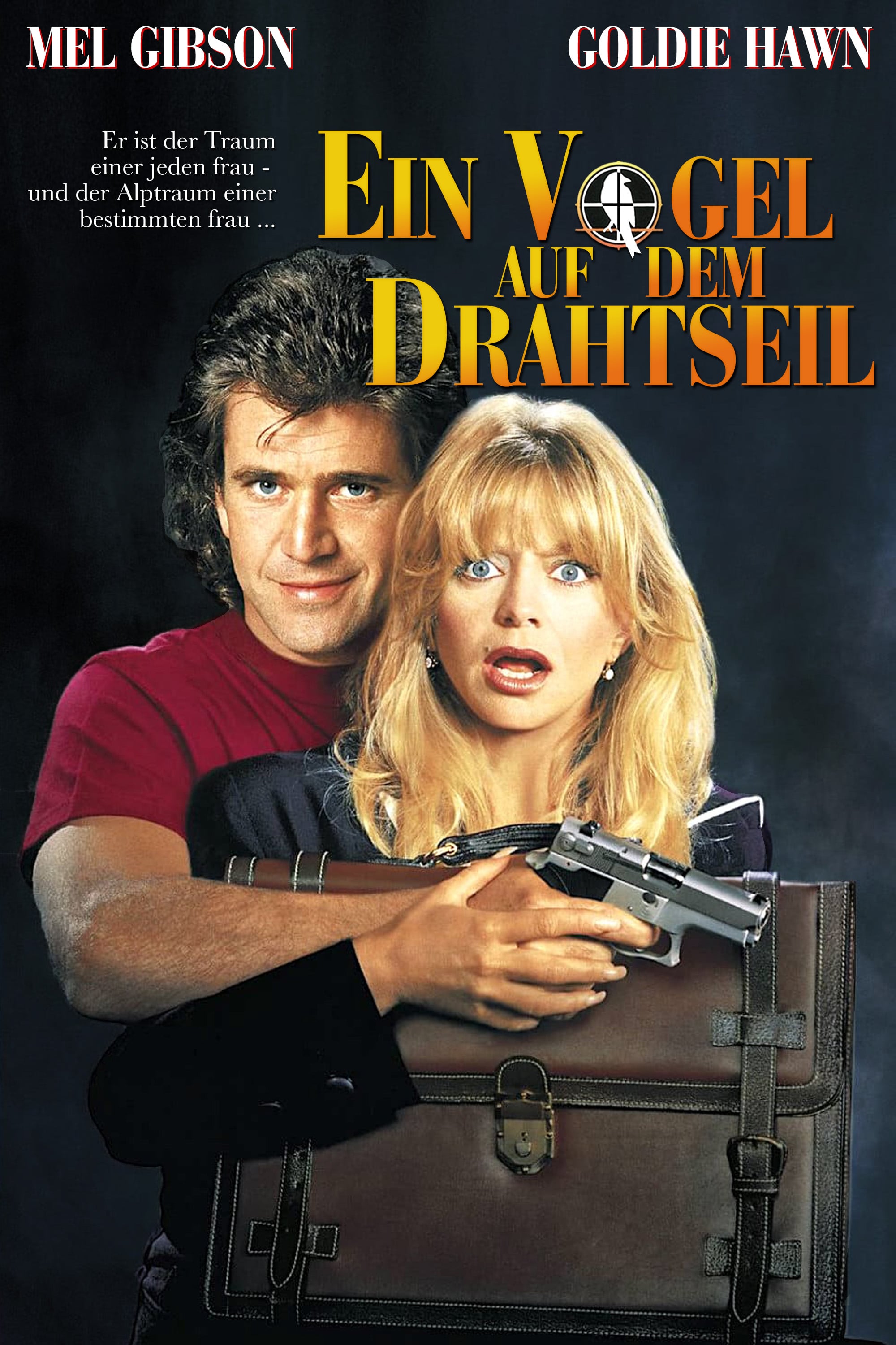 Plakat von "Ein Vogel auf dem Drahtseil"