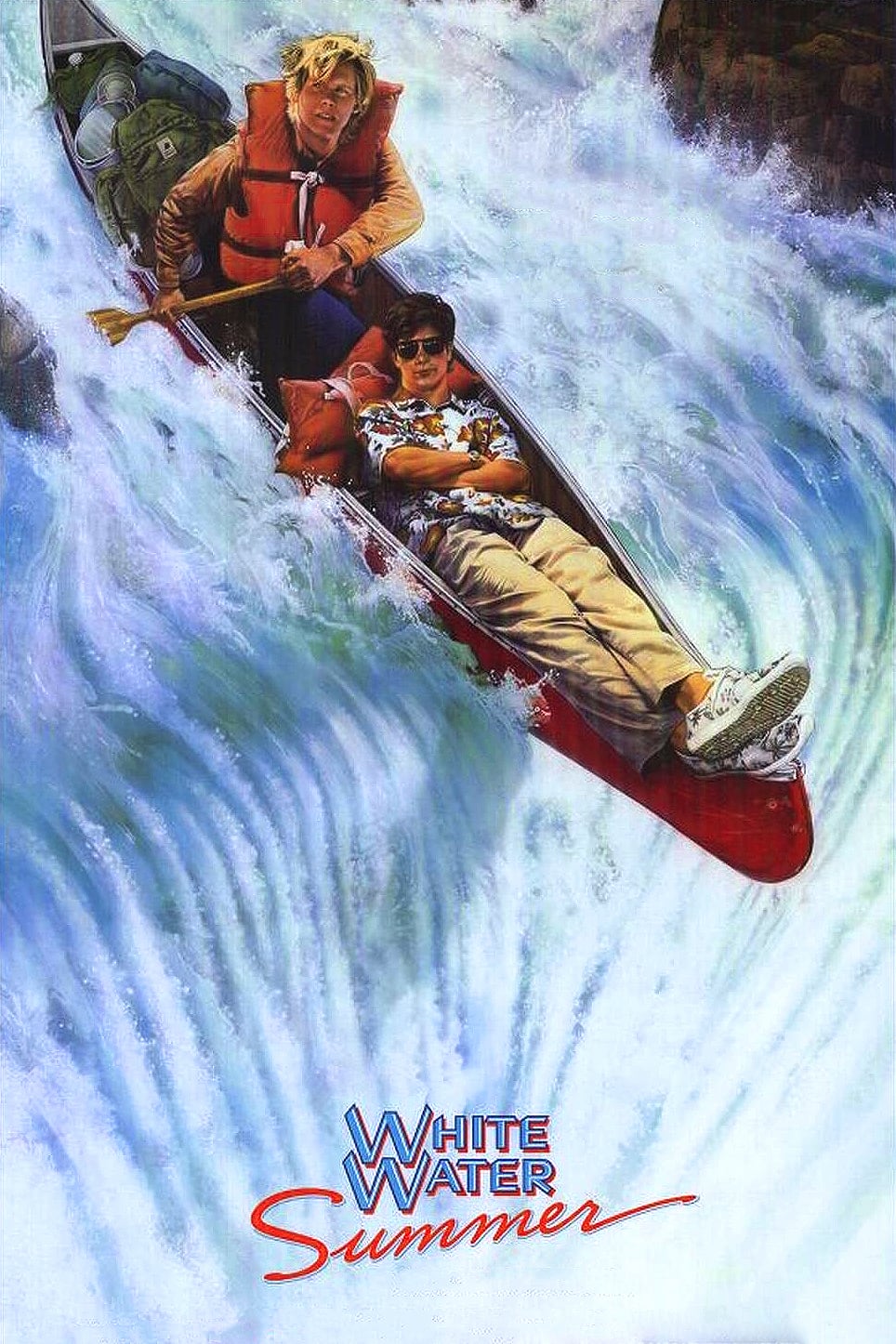 Plakat von "Wildwasser-Sommer - Im Augenblick der Gefahr"