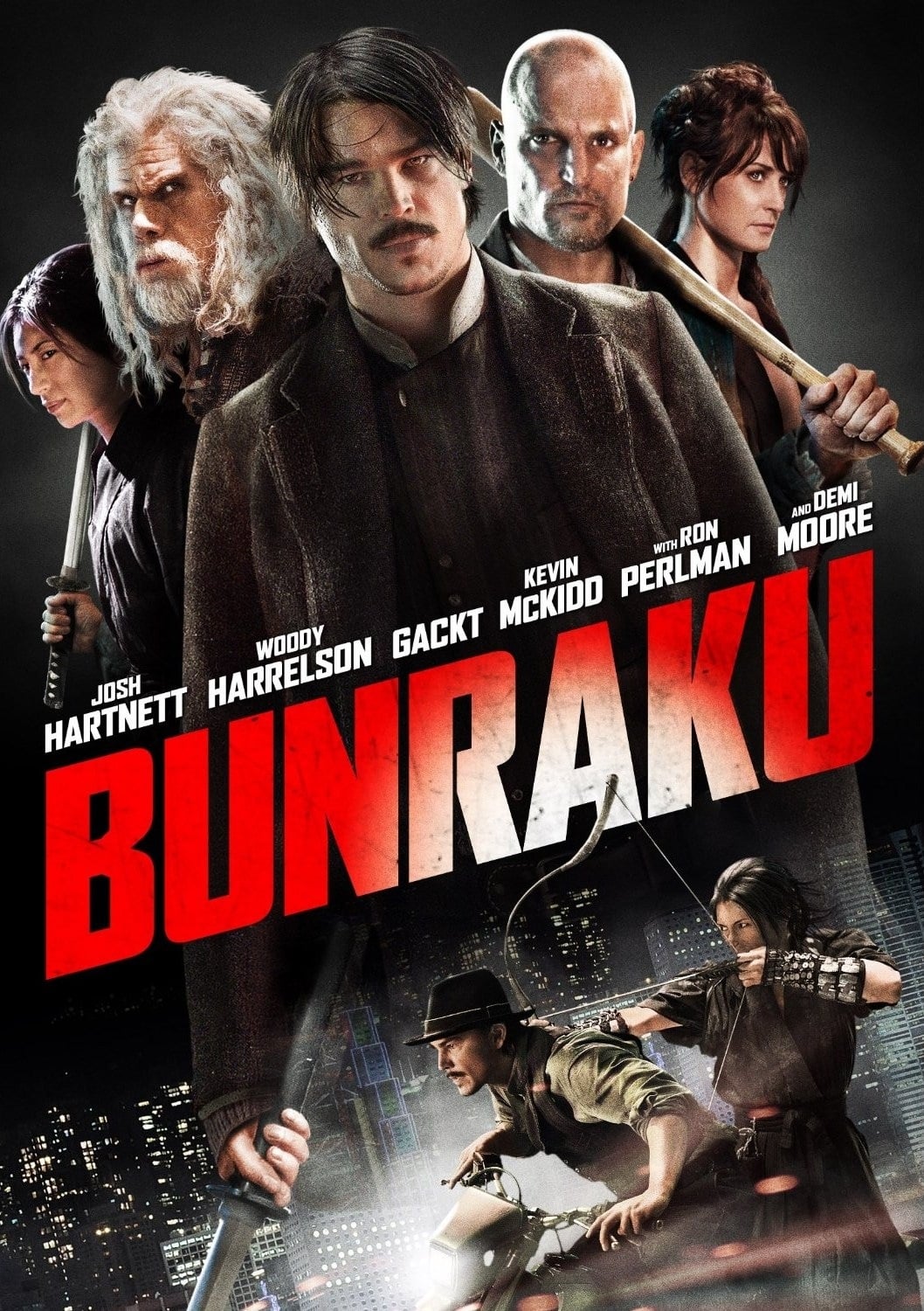 Plakat von "Bunraku"