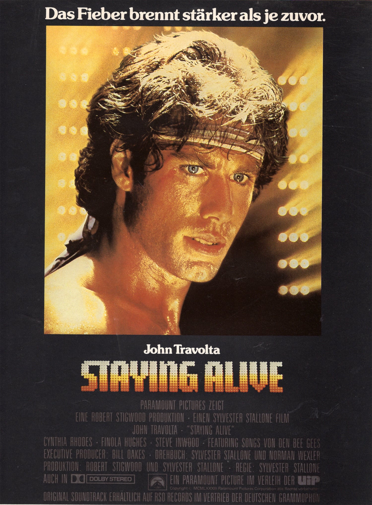 Plakat von "Staying Alive"