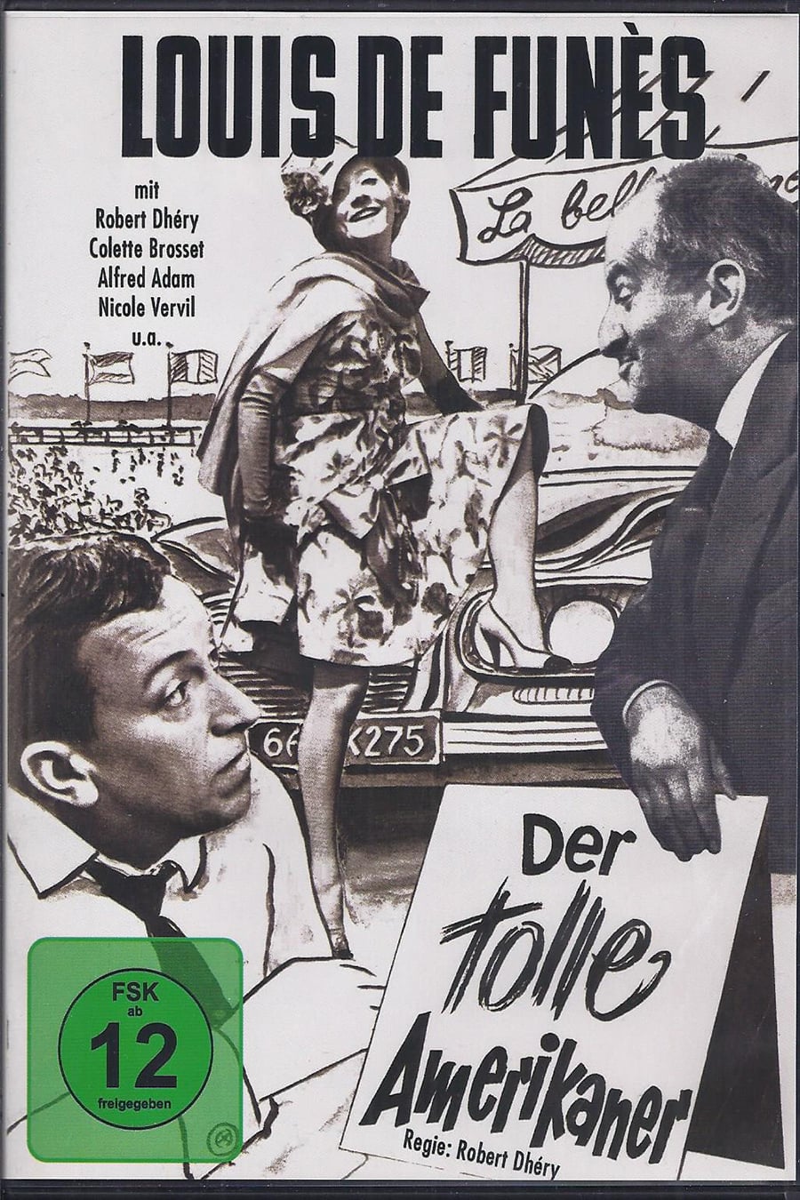 Plakat von "Der tolle Amerikaner"