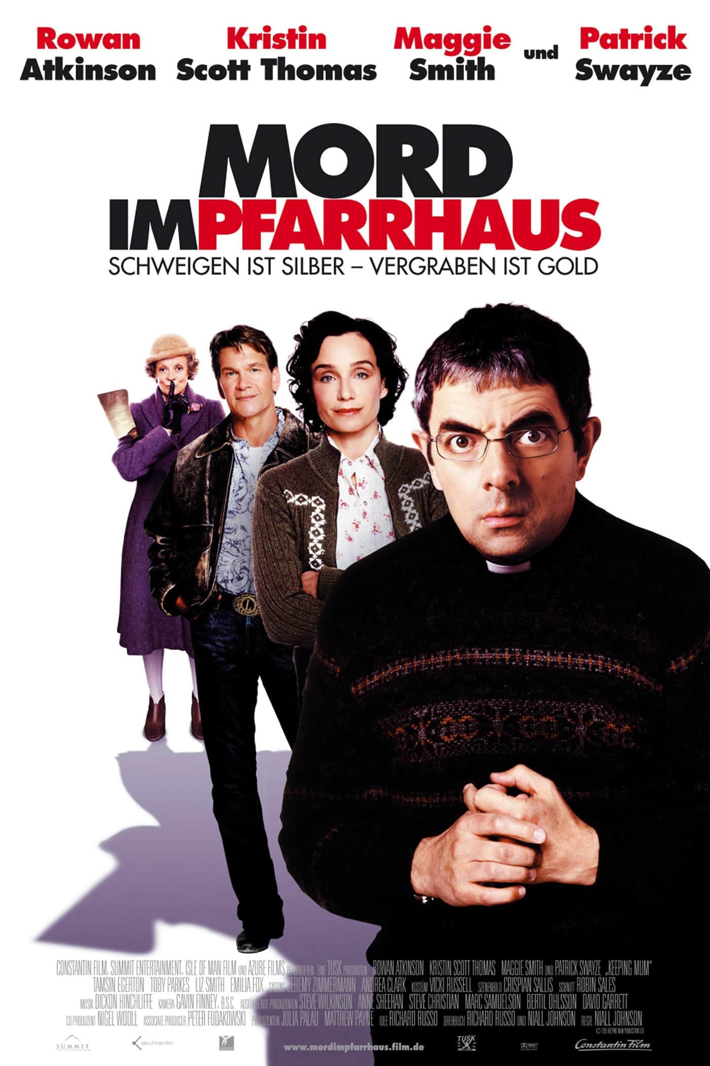 Plakat von "Mord im Pfarrhaus"