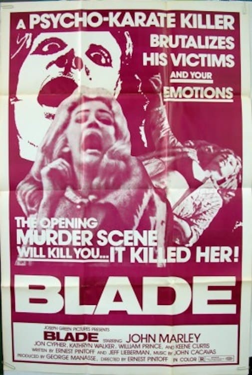 Plakat von "Blade"