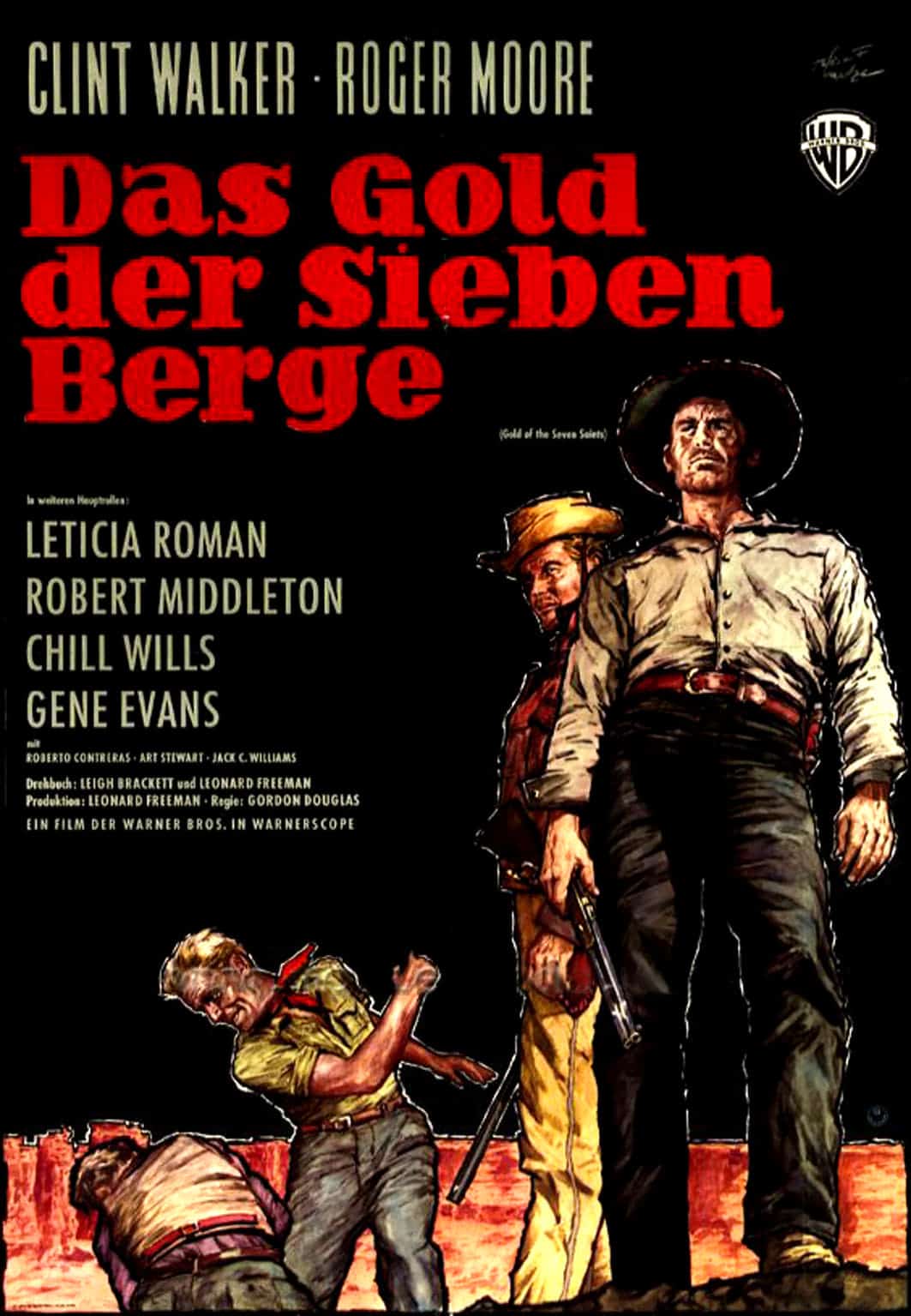 Plakat von "Das Gold der sieben Berge"