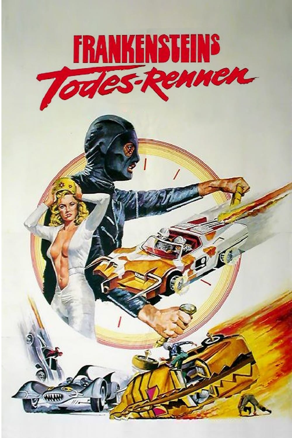 Plakat von "Frankensteins Todesrennen"