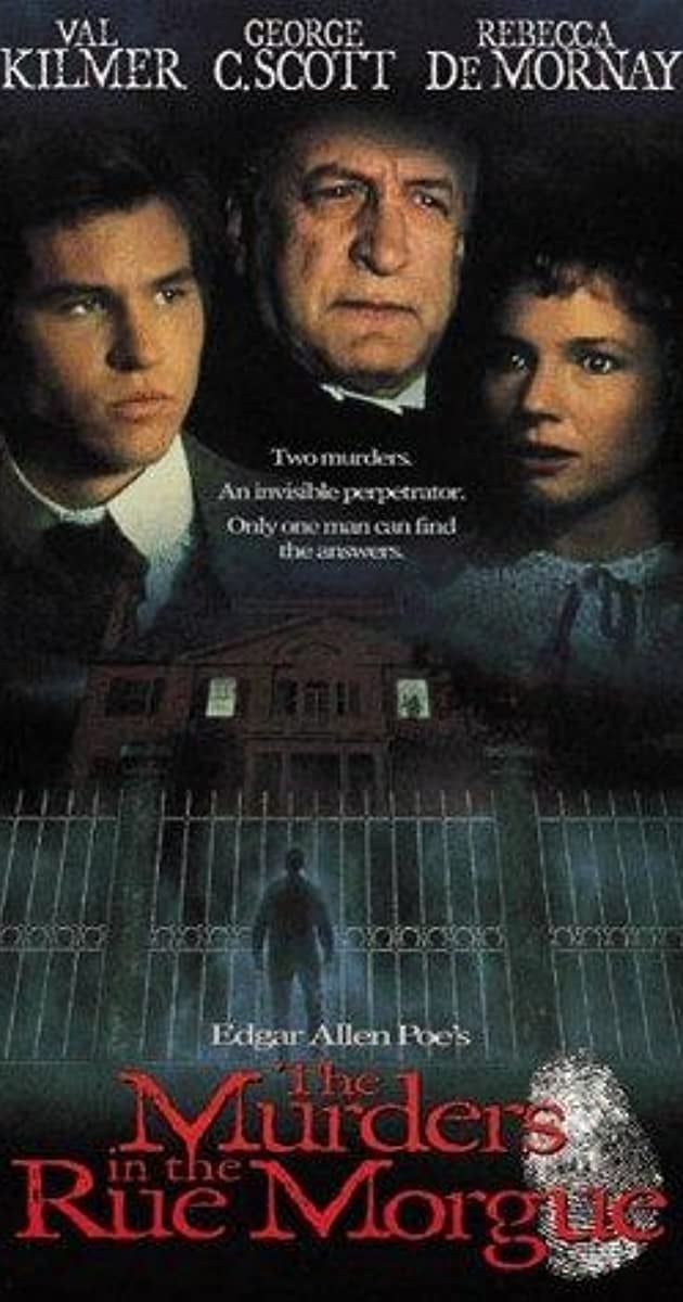 Plakat von "Mord in der Rue Morgue"