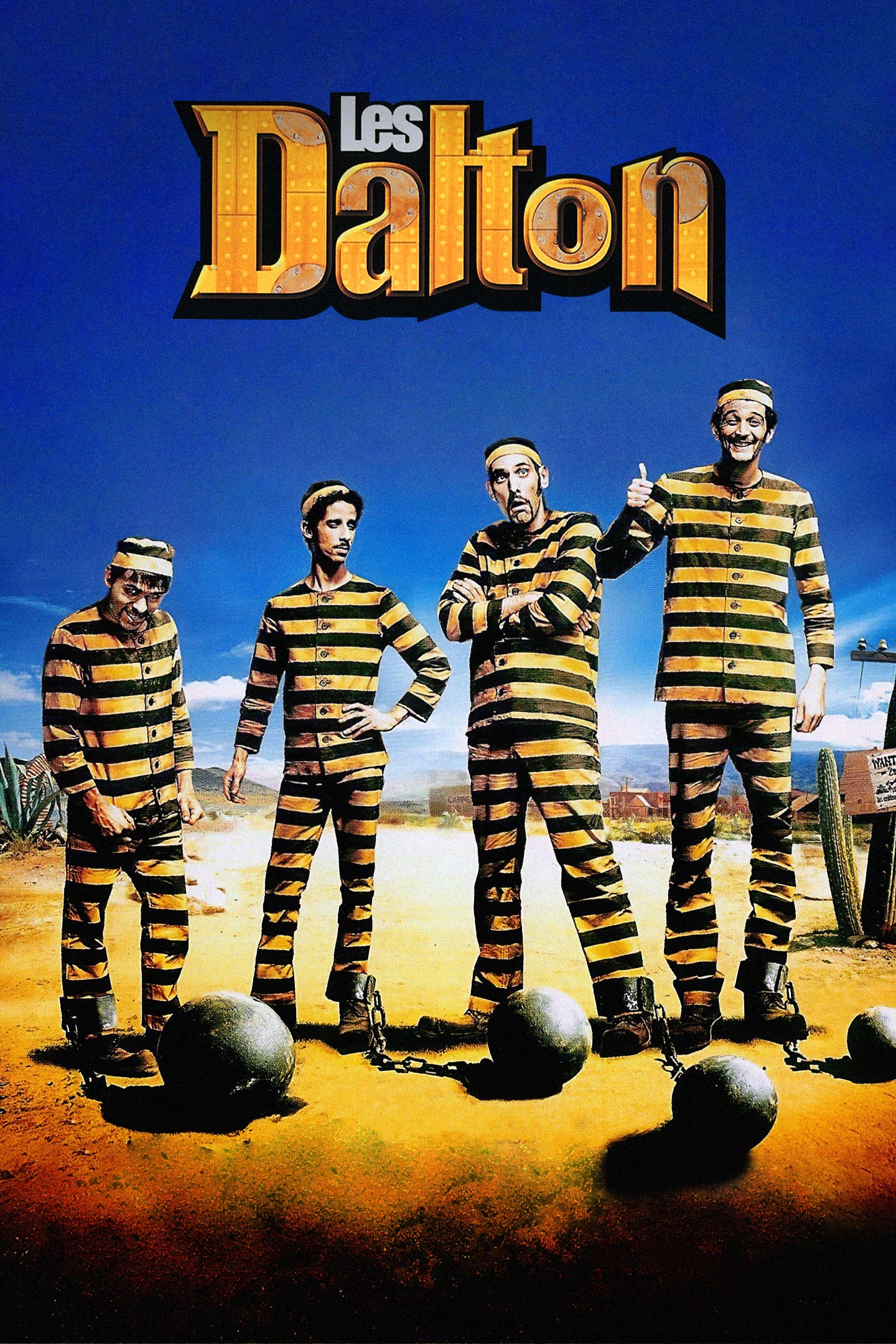 Plakat von "Die Daltons gegen Lucky Luke"