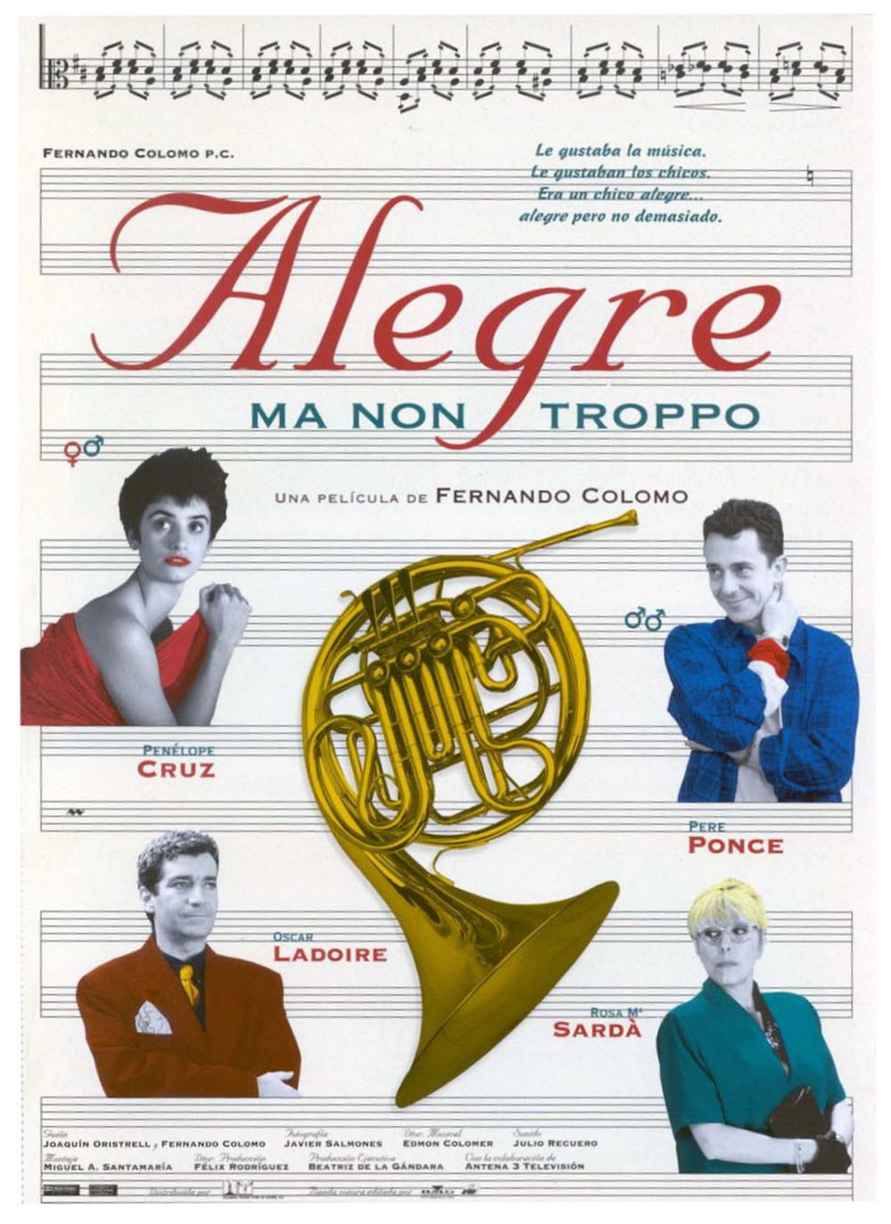 Plakat von "Alegre ma non troppo"