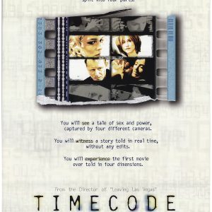 Plakat von "Timecode"