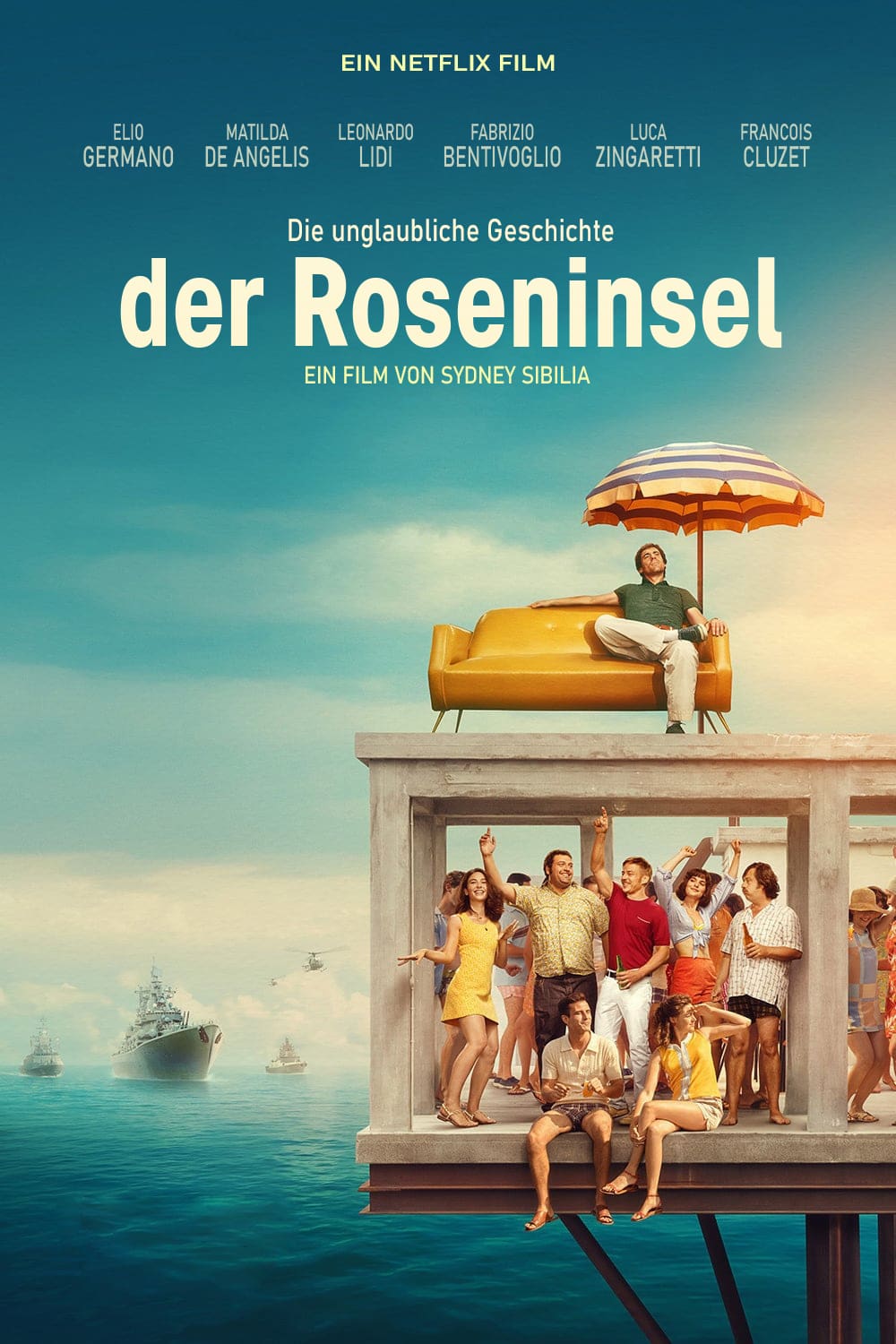 Plakat von "Die unglaubliche Geschichte der Roseninsel"